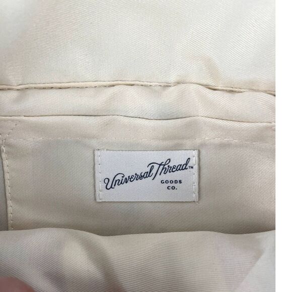 NWOT! BOHO Woven Raffia Clutch Purse by Universal Thread Orange/Green 10x7 - Picture 4 of 7